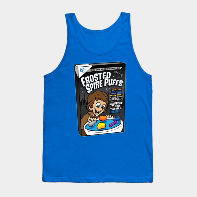 Frosted Spire Puffs Tank Top by The Skipper Store